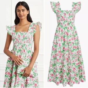 Hill House Pink Roses Nap Dress size XL. EUC Worn Once $110